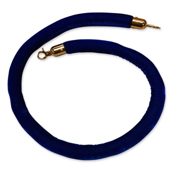 Blue Rope For Golden Post