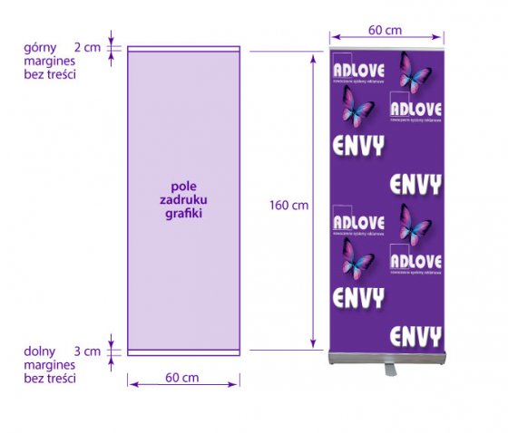 Rollup ENVY 60x160cm